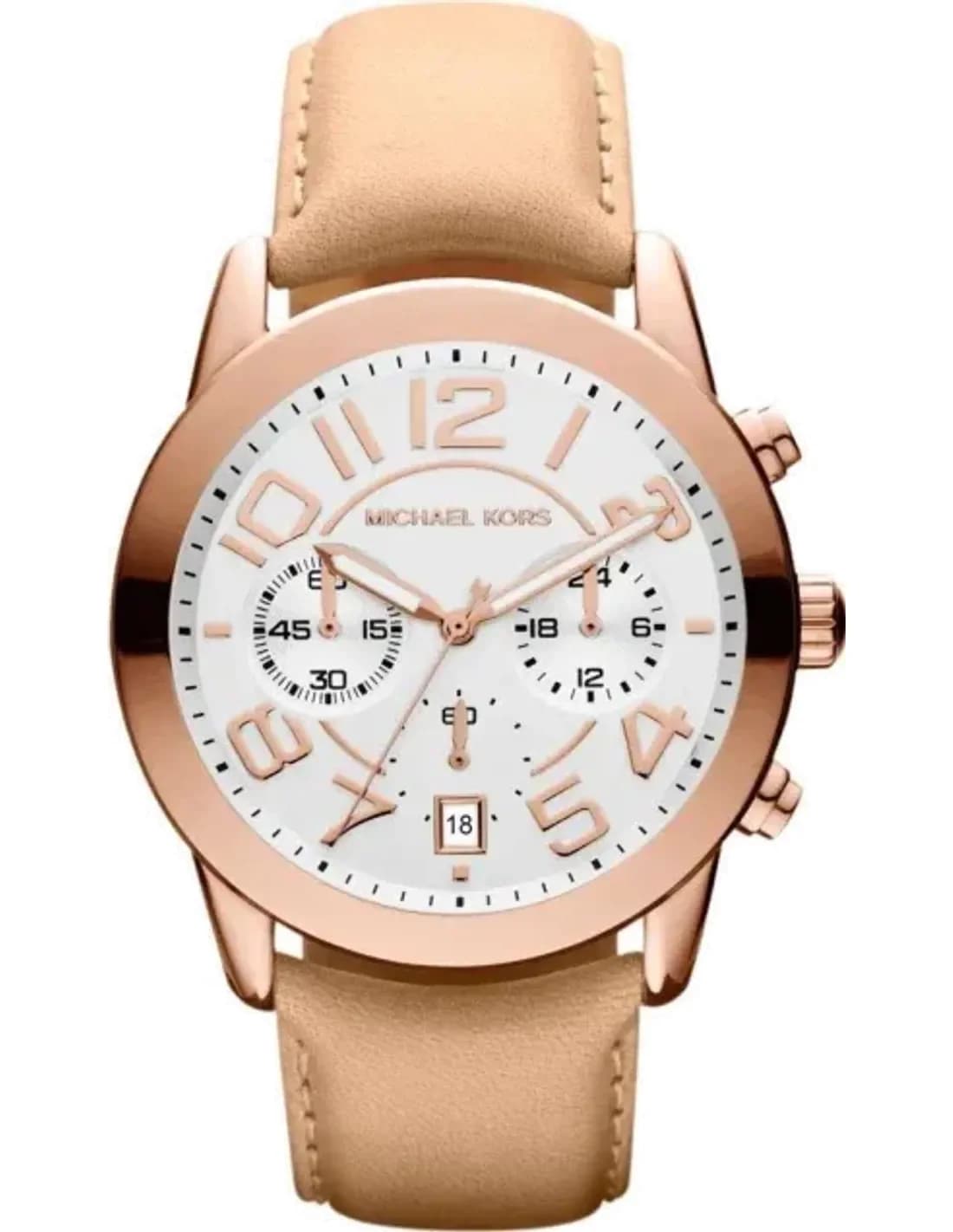Montre Femme Michael Kors MK2283 Mercer Cuir & Or Rose
