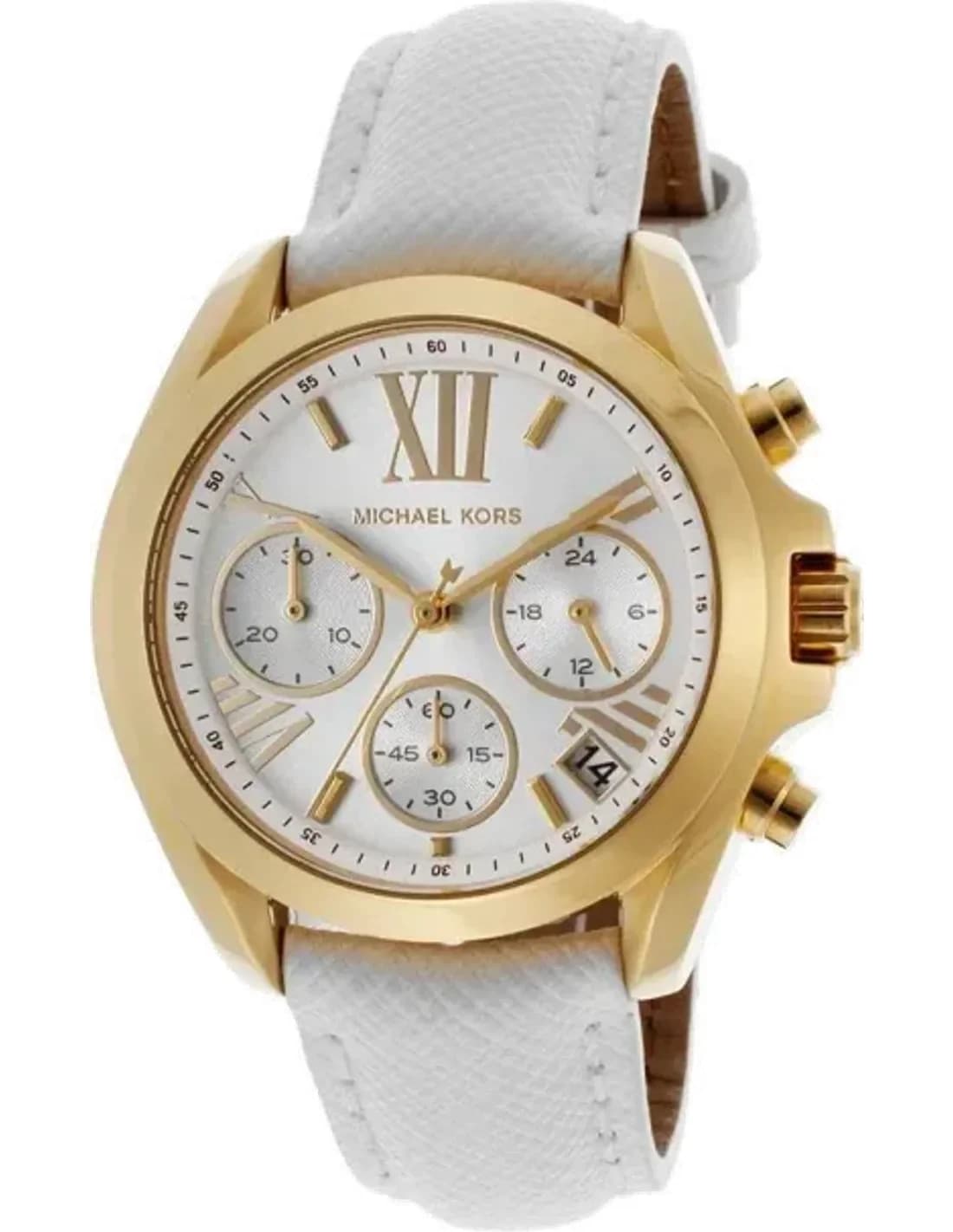 Montre Femme Michael Kors Bradshaw MK2302 Bracelet blanc en cuir