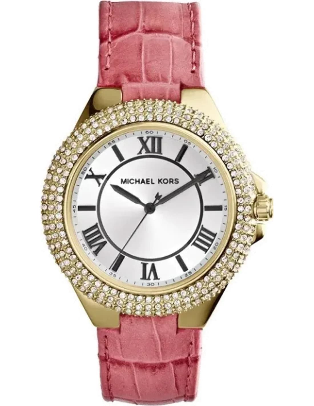 Montre Femme Michael Kors Slim Camille MK2329 Bracelet en cuir rose