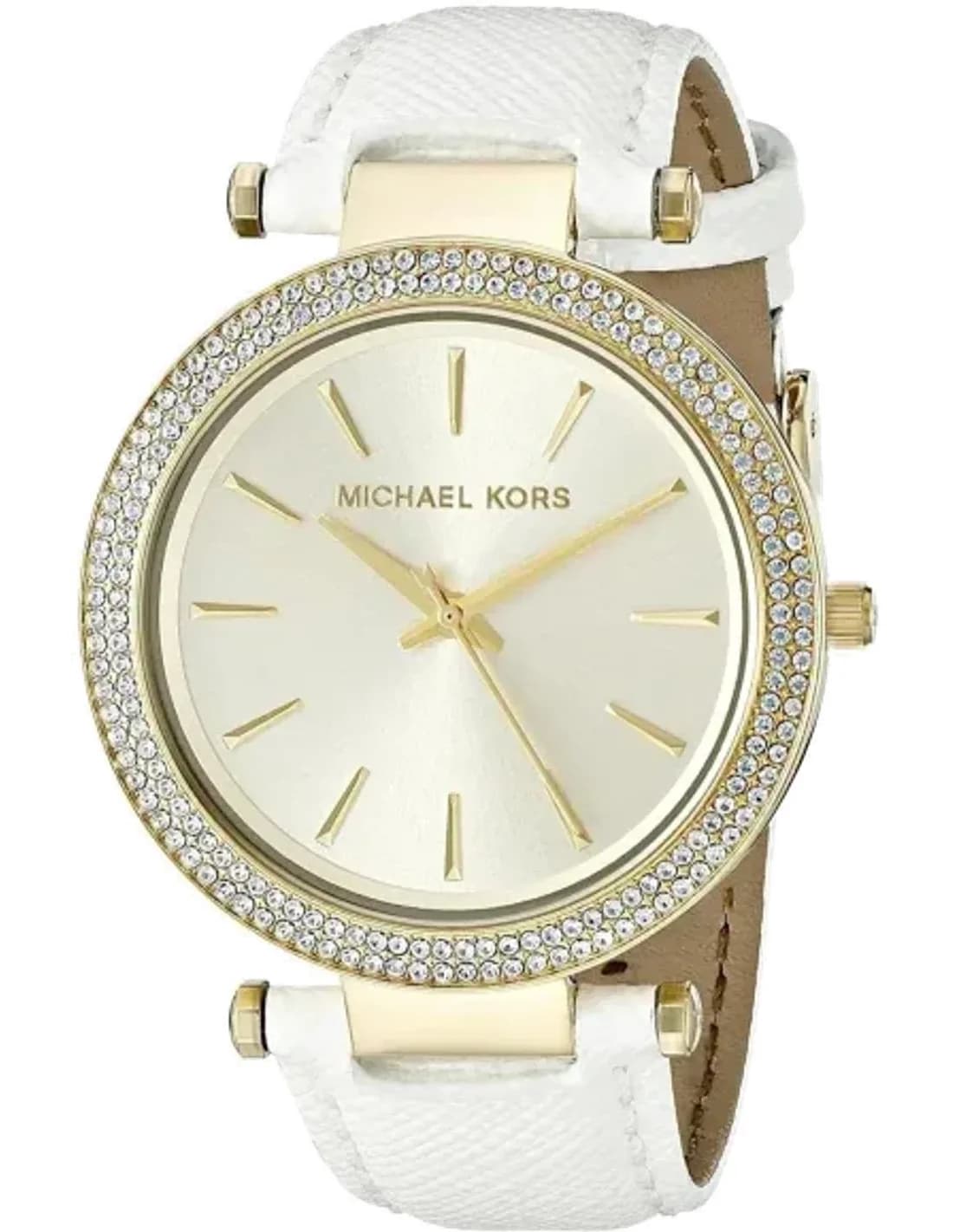 Montre Femme Michael Kors MK2391 Bracelet Cuir Blanc