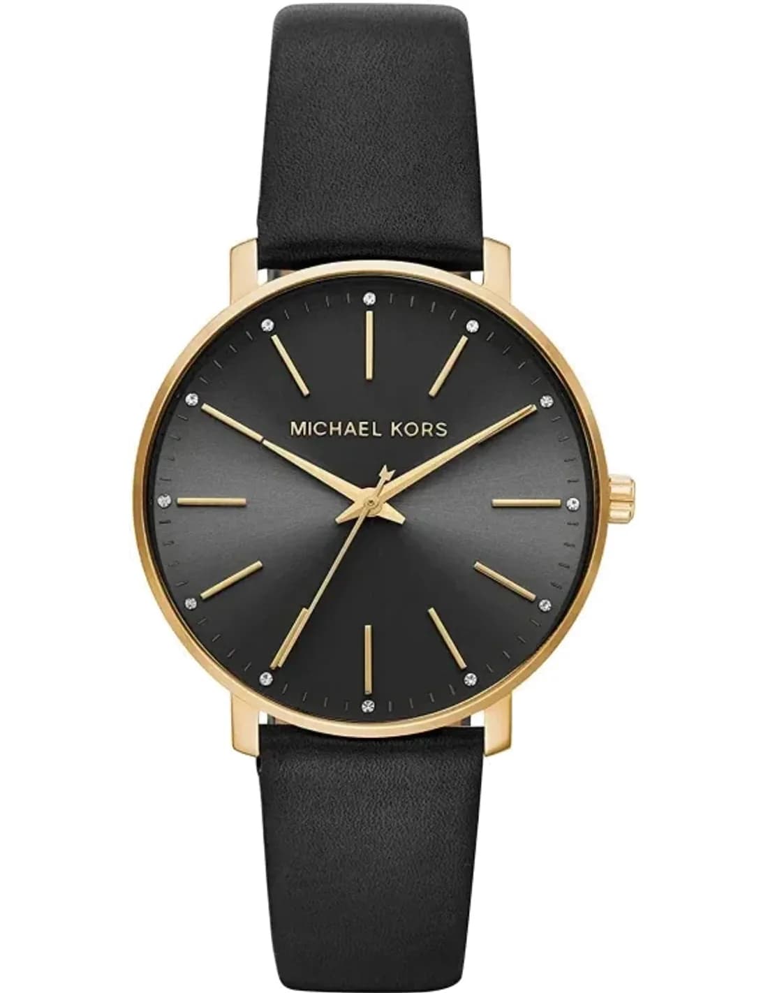 Michael Kors Women's Watch Pyper MK2747 black leather strap