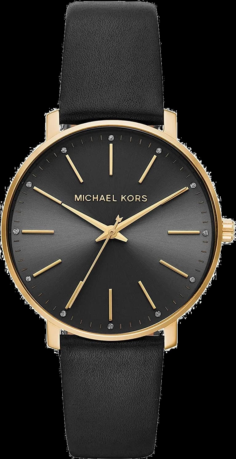 Michael Kors Pyper MK2747 Black Leather Strap Women's Watch