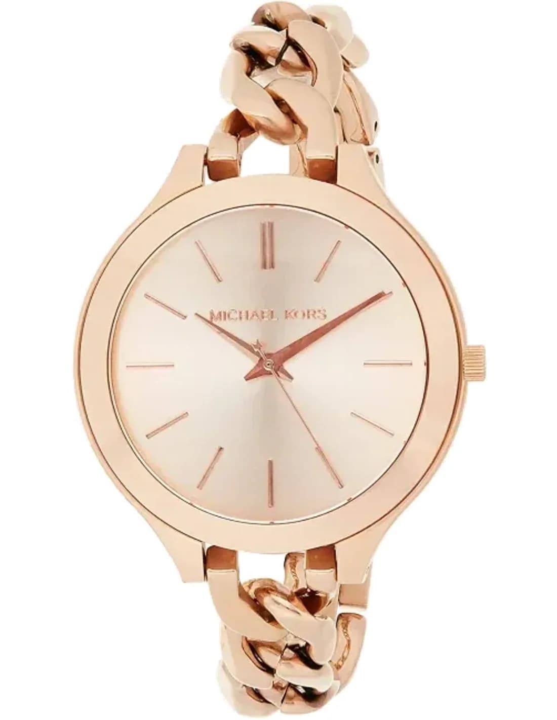 Michael Kors MK3223 Rose Gold Stainless Steel Stick Index Watch