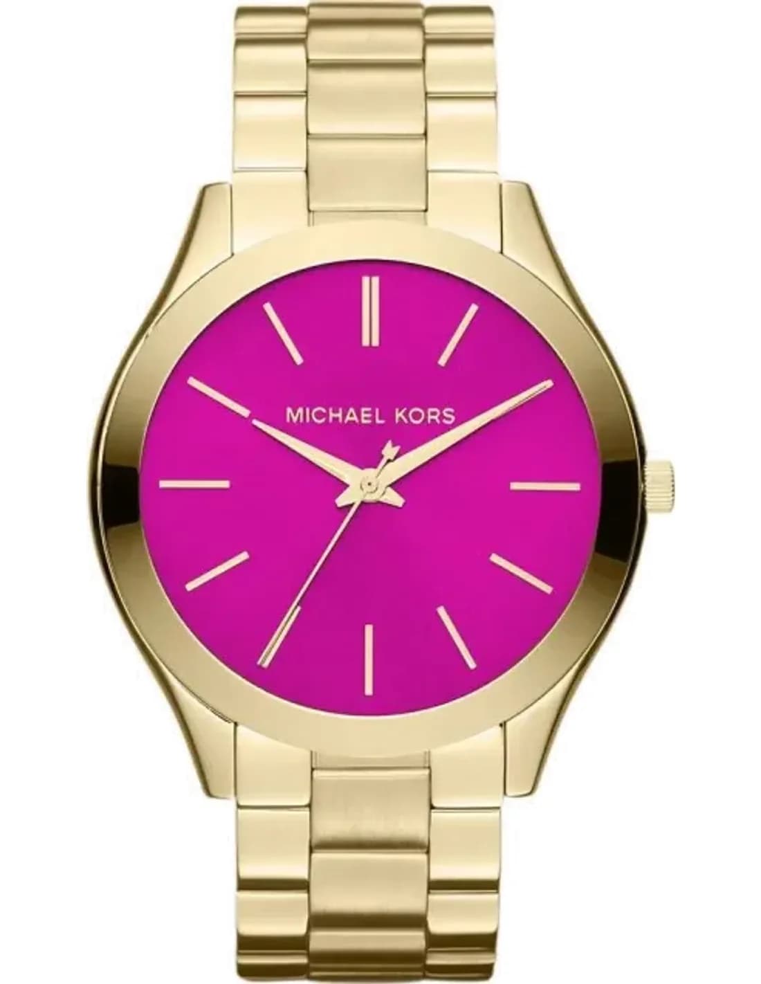 Montre Femme Michael Kors MK3264 cadran fuchsia et bracelet doré