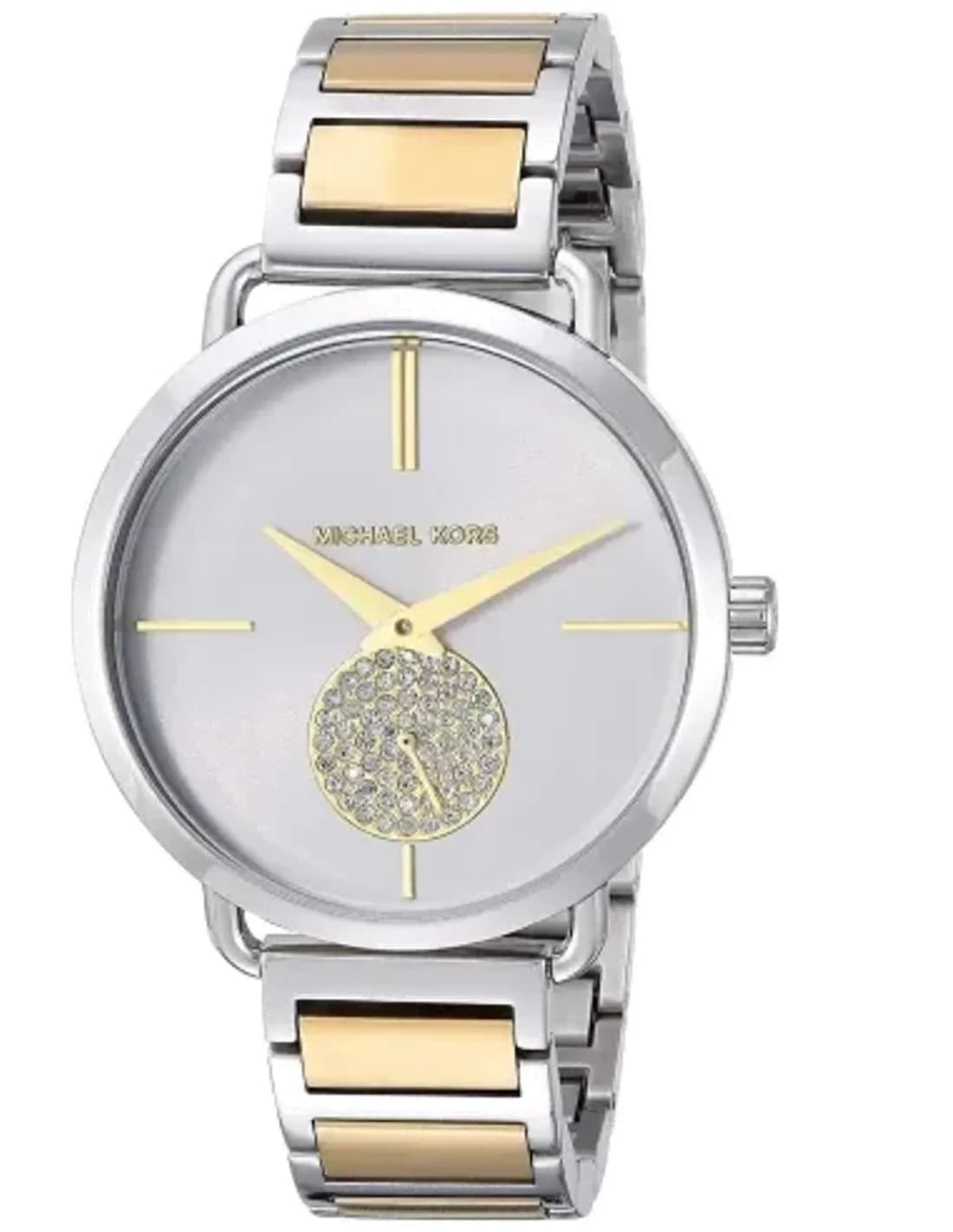Montre Femme Michael Kors Portia MK3679 Bi-ton acier or