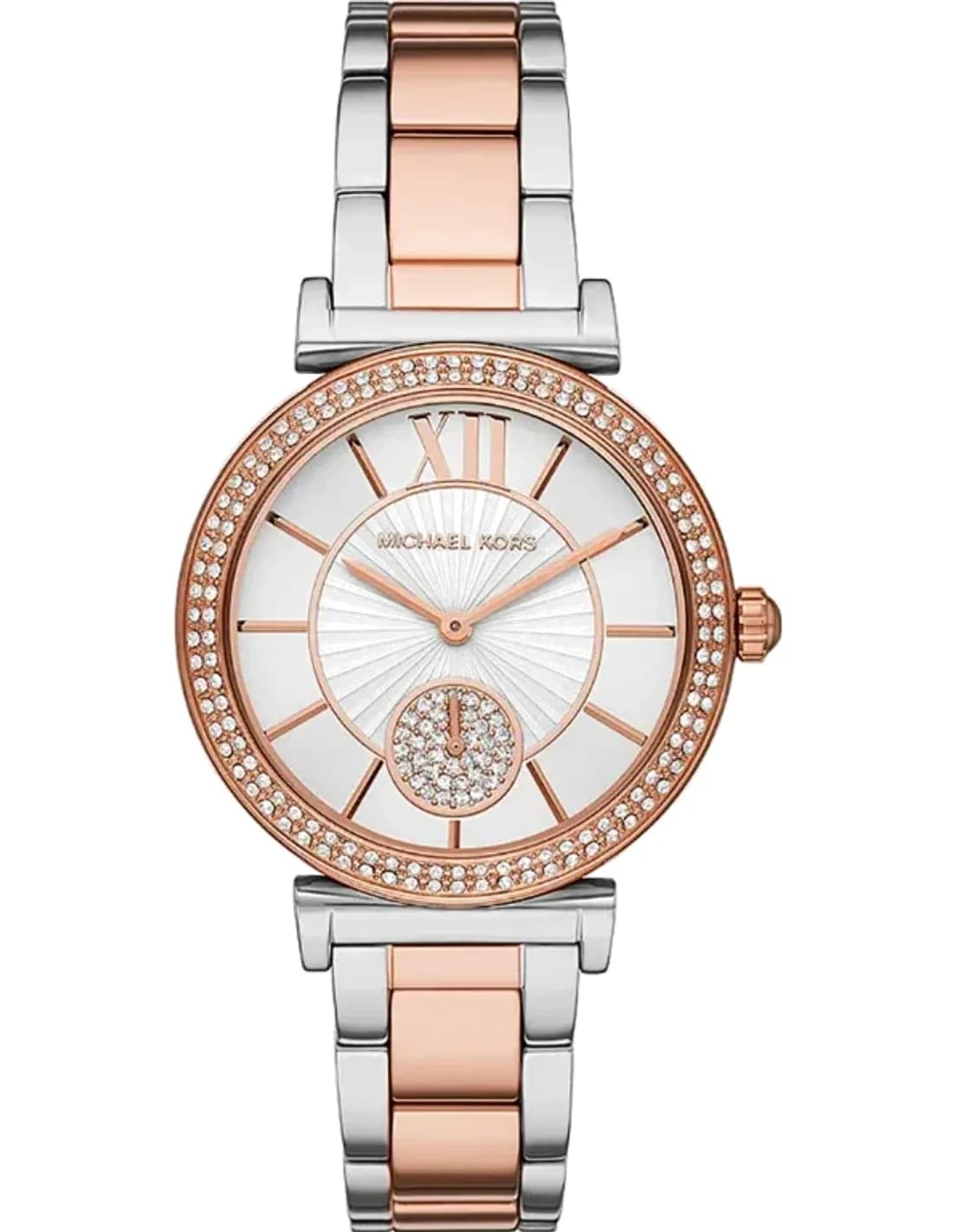 Michael Kors MK4406 Norie crystal silver dial women's watch