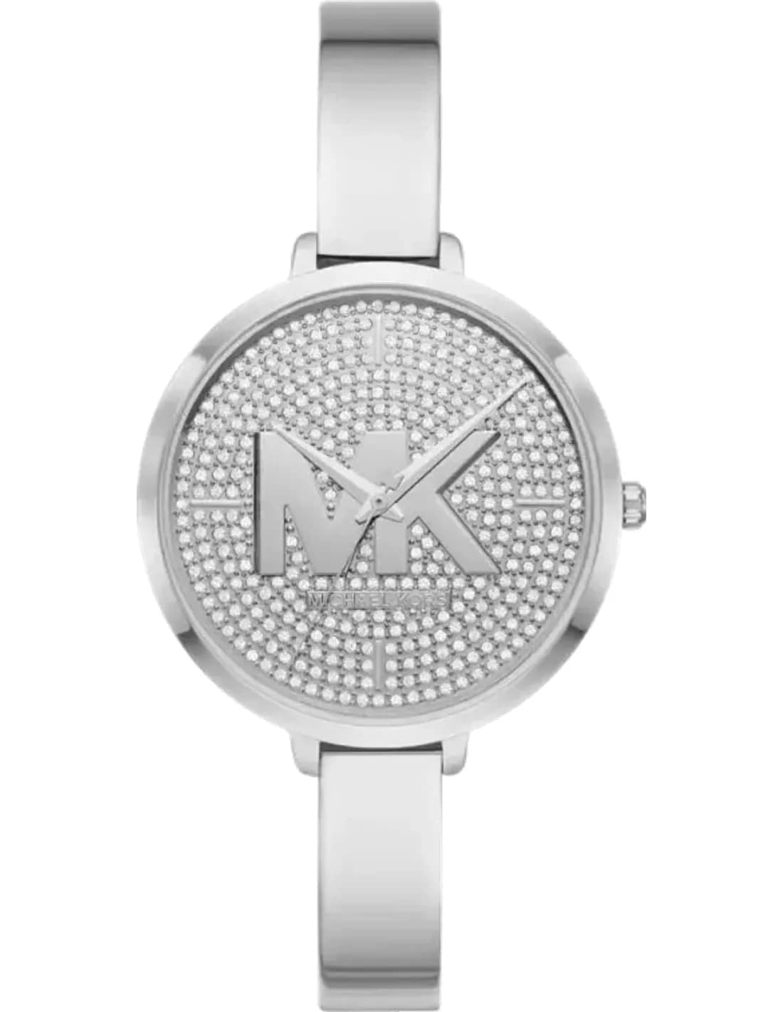Michael Kors Charley MK4432 Pave Crystal dial watch silver bracelet