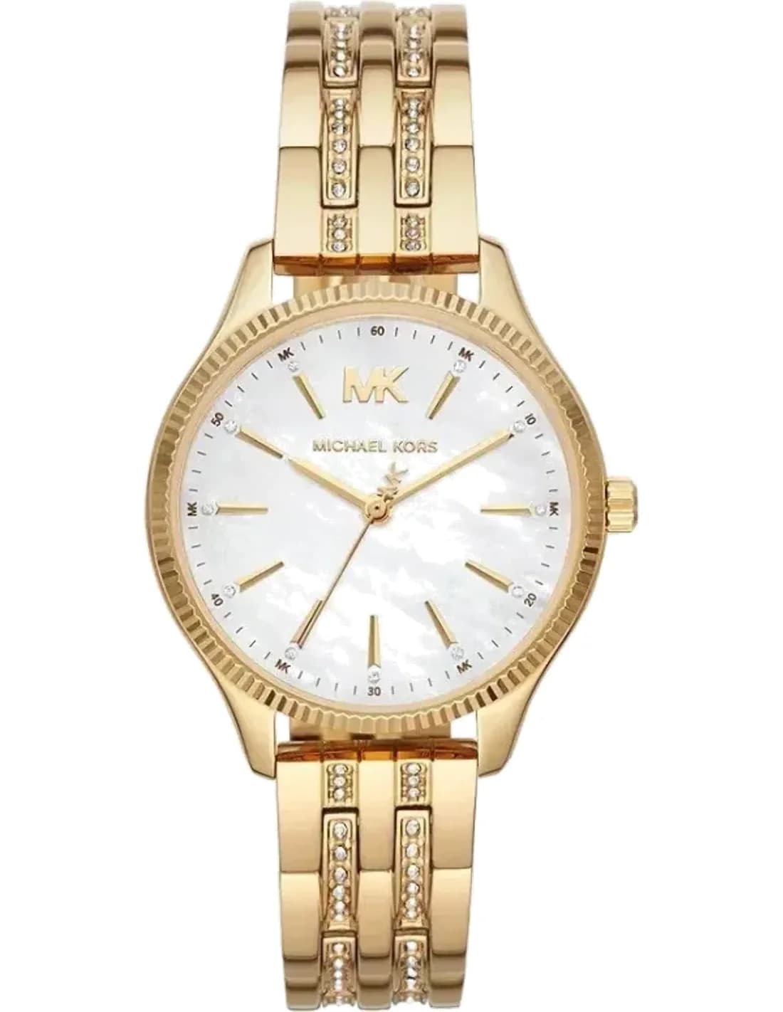 Montre Michael Kors Lexington MK4492 ronde classique bracelet incrusté de crisaux