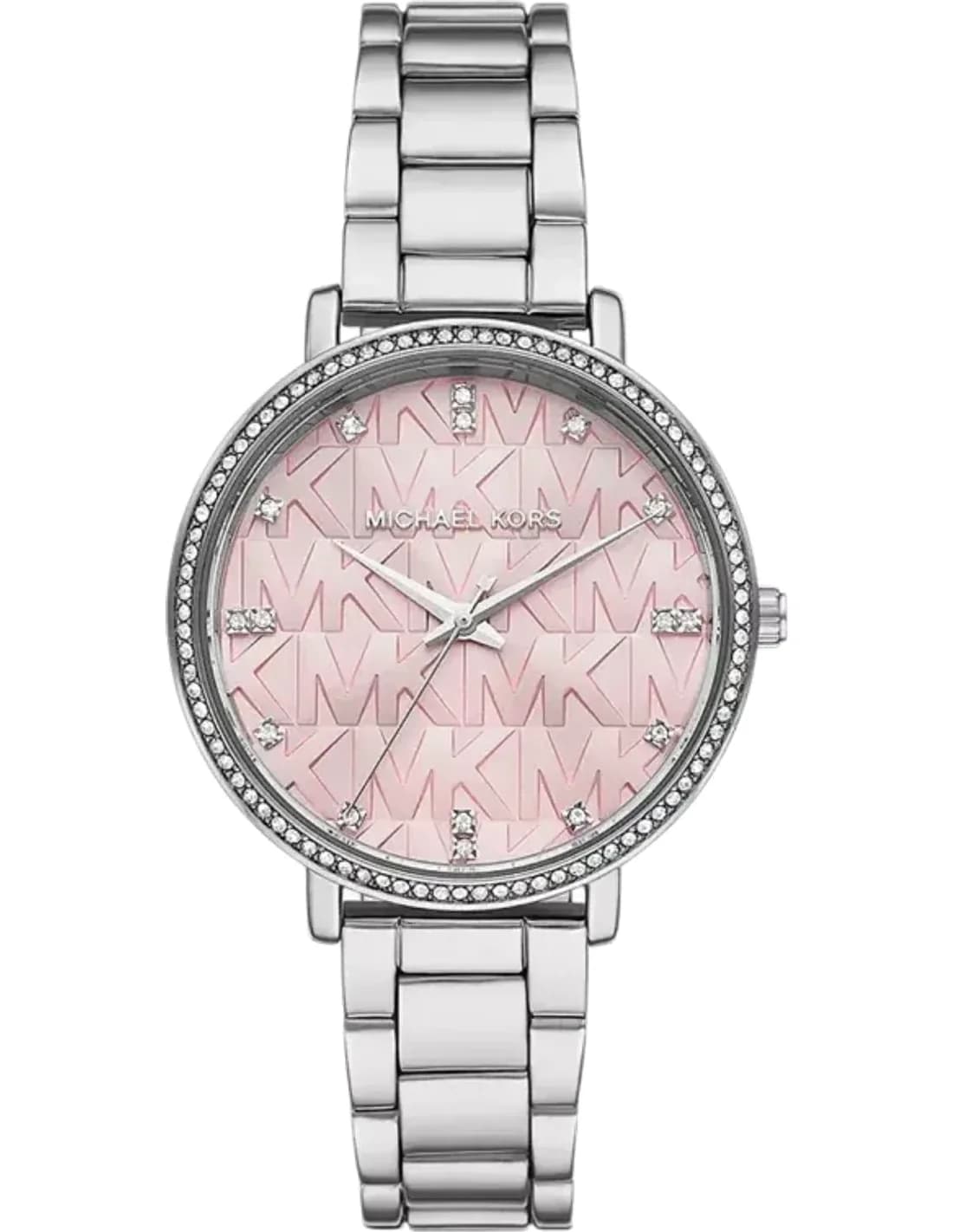 Michael Kors Pyper MK4631 Women's Watch pink dial silver stainless steel bracelet