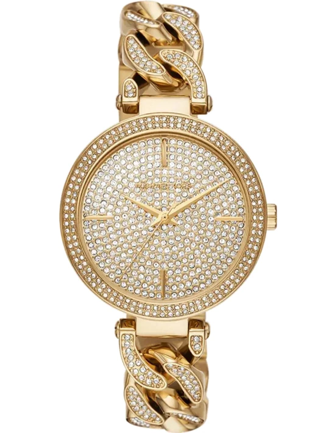Montre femme Michael Kors Catelyn MK4674 cadran luxueux bicolore, bracelet en acier inoxydable doré