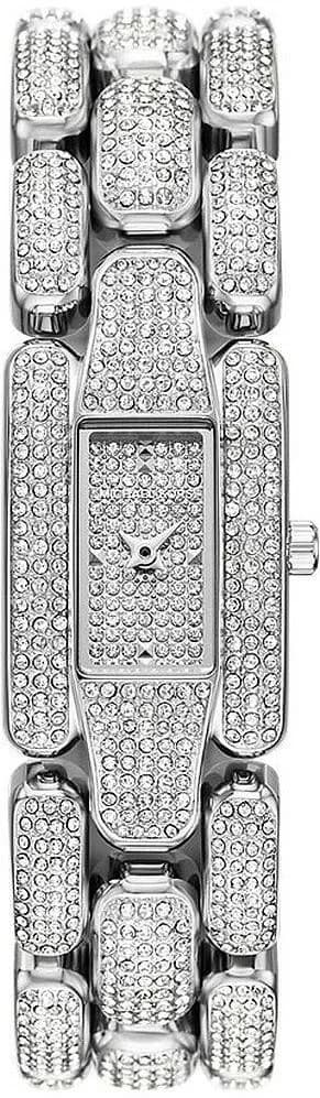 Montre Femme Michael Kors Mini Hally MK4922 argentée bracelet maillons acier