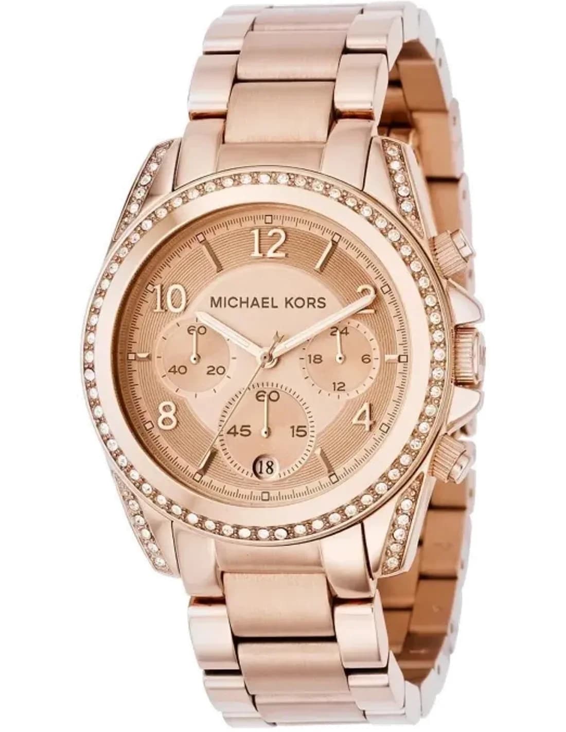 Montre Femme Michael Kors Runway MK5263 Bracelet acier or rose