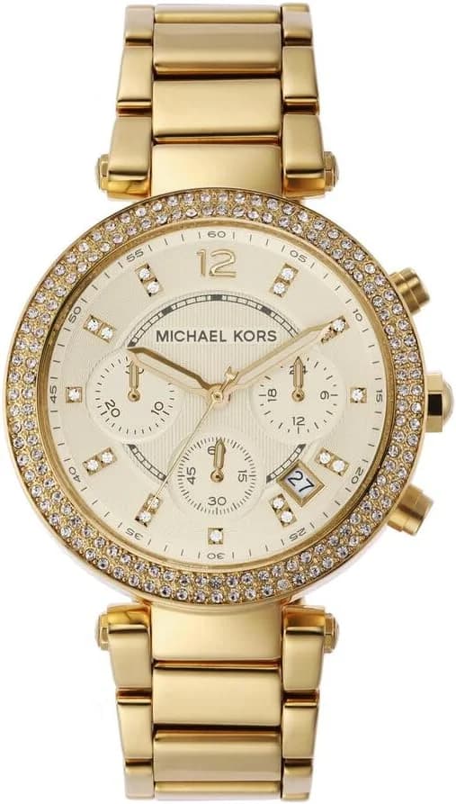 Montre Michael Kors MK5354 en Acier Doré et Cristaux