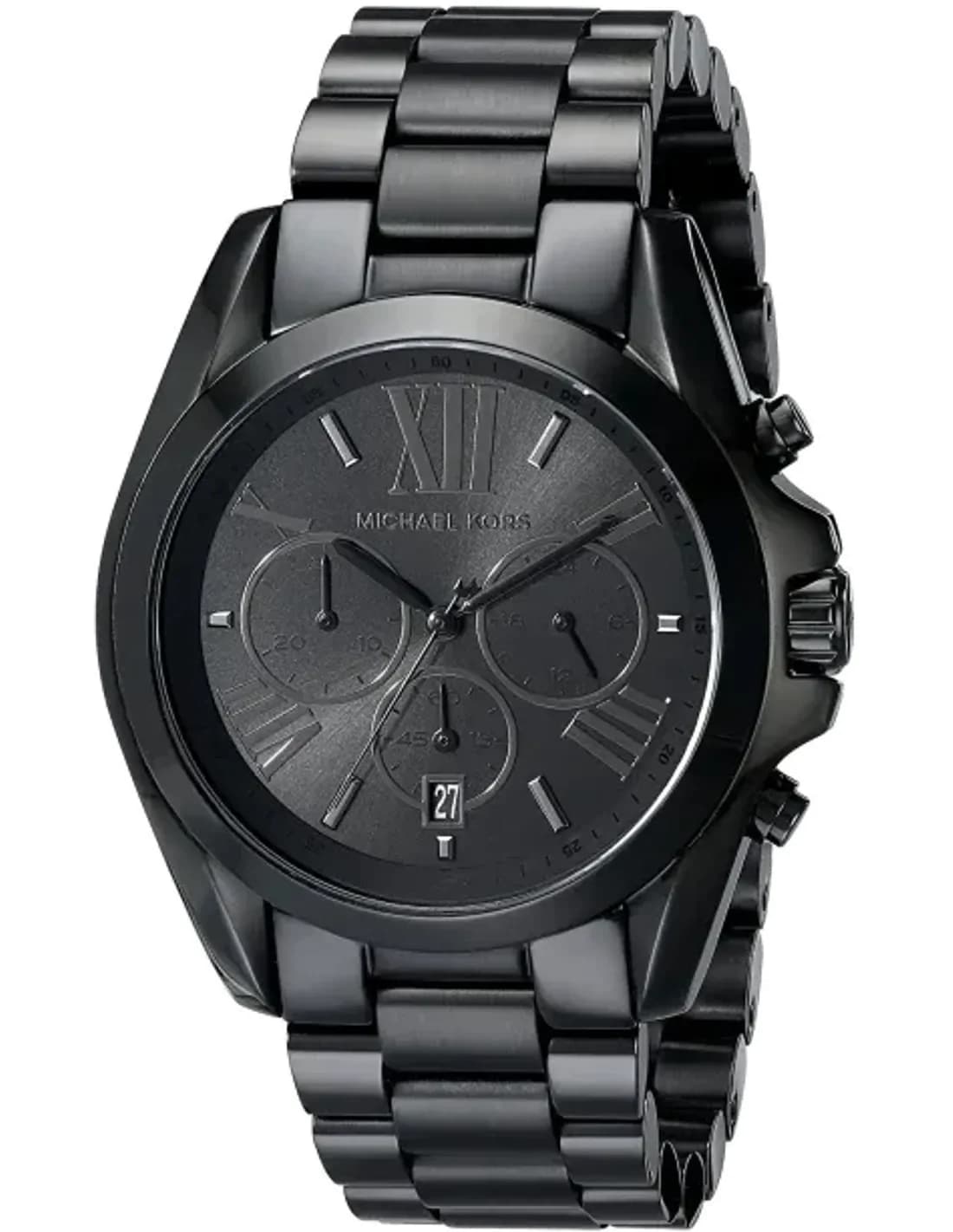 Michael Kors MK5550 Black Stainless Steel 45 mm Chronograph Watch