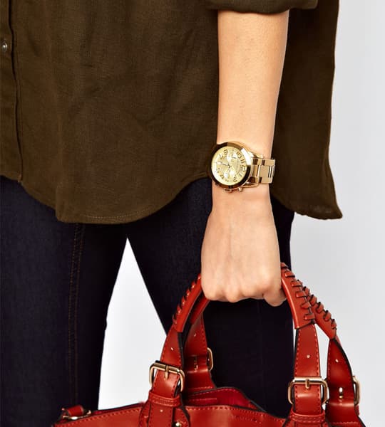 Montre Michael Kors MK5726 femme détail cadran beige