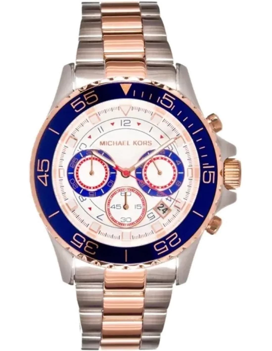 Montre Homme Michael Kors Everest MK5794 Bracelet en acier bicolore