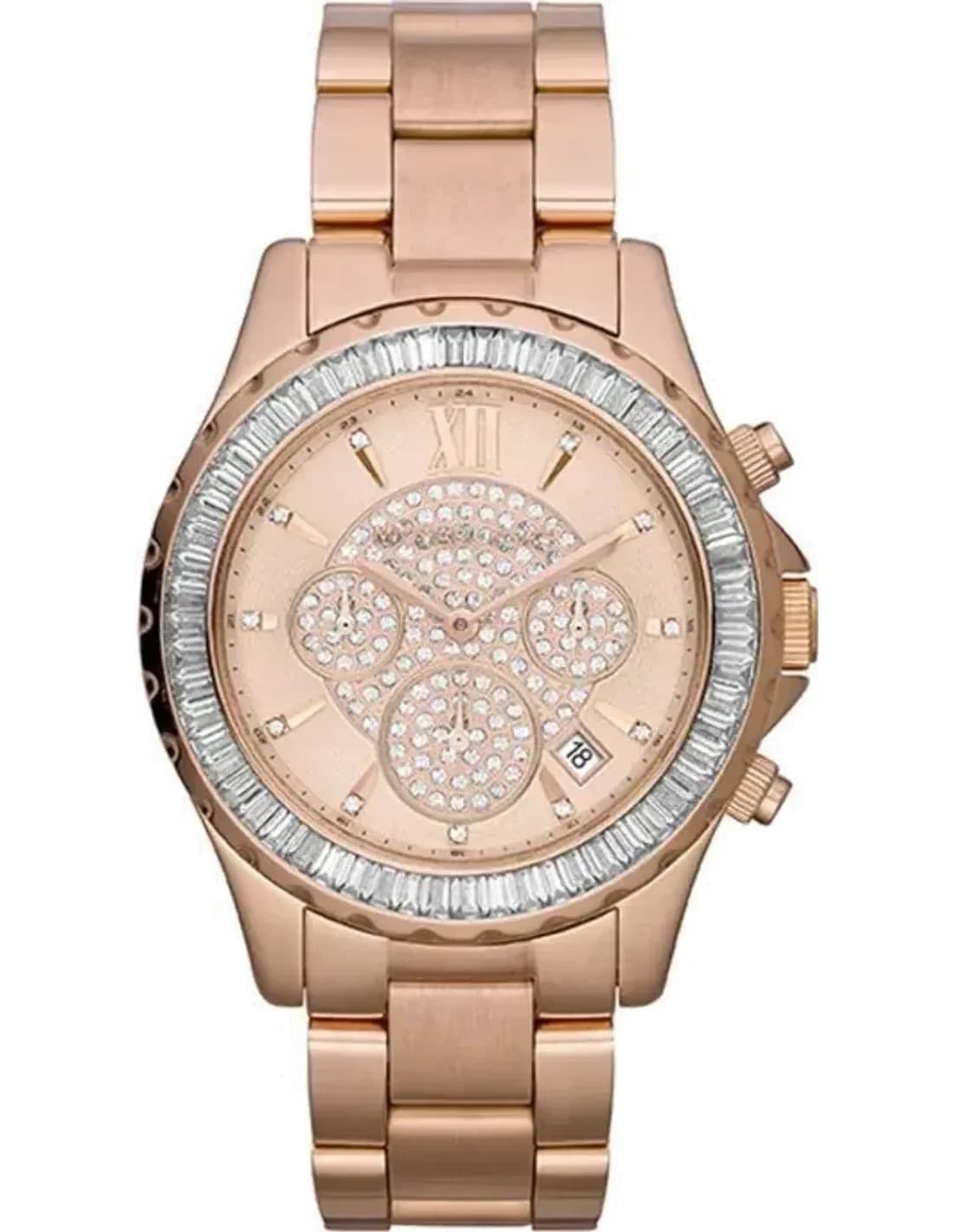 Montre Femme Michael Kors Madison MK5811 Bracelet doré rose en acier