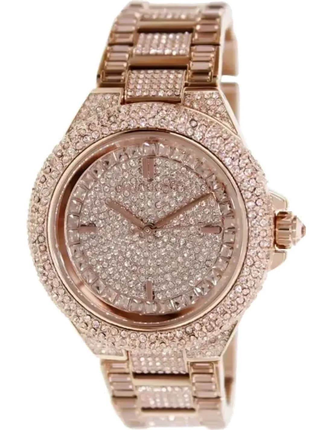 Montre Femme Michael Kors Camille MK5948 En acier Doré rose et strassée
