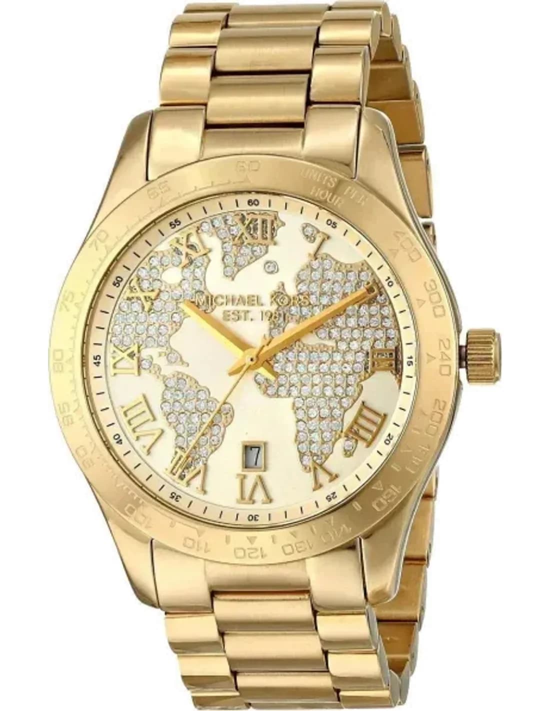 Montre Femme Michael Kors Layton MK5959 cadran acier doré