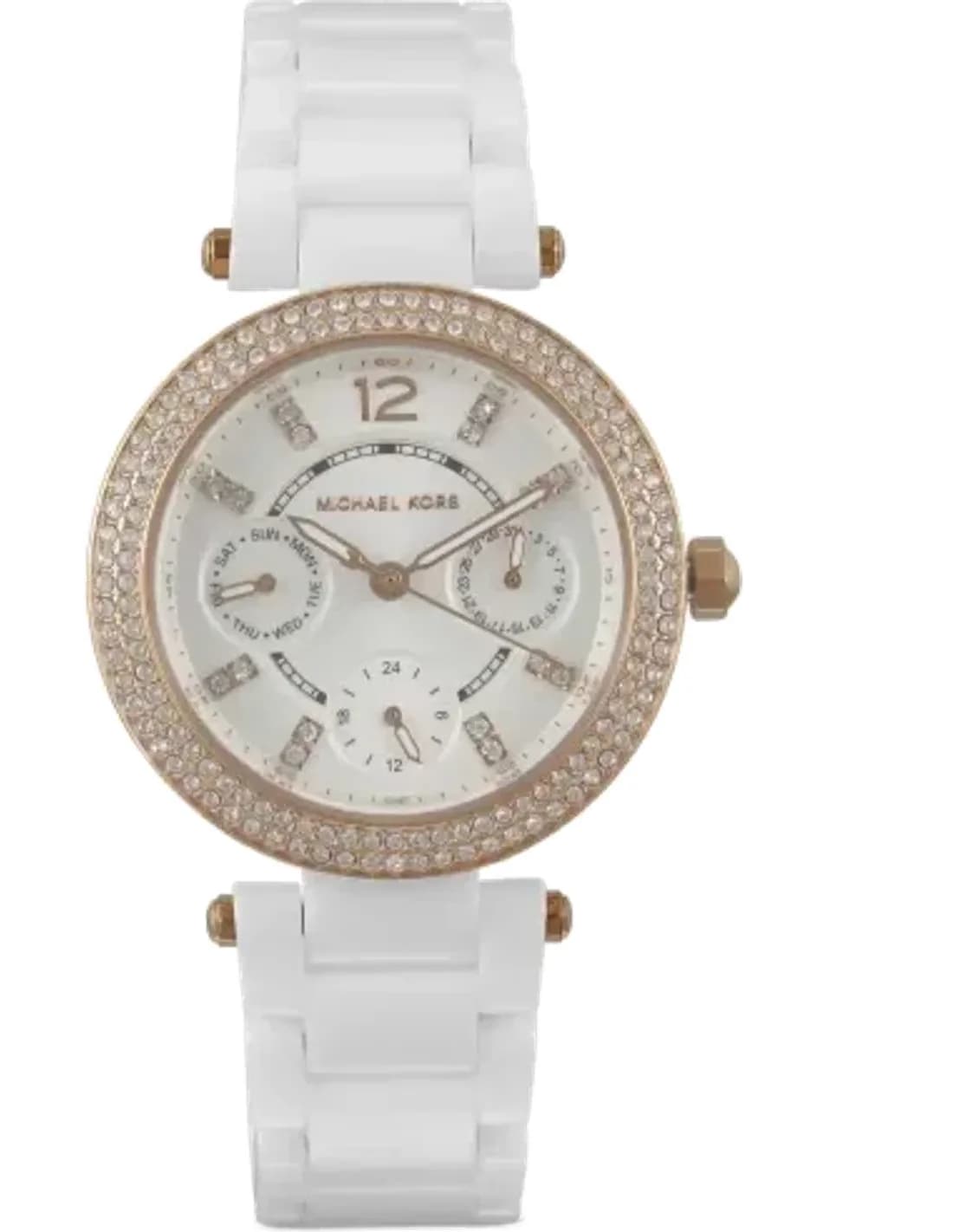 Montre Femme Michael Kors Parker MK6436 Blanc