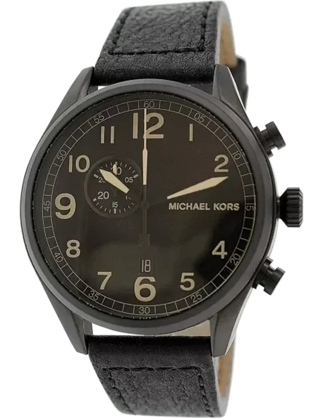 Montre Homme Michael Kors Hangar MK7069 Bracelet Noir En Acier Inoxydable