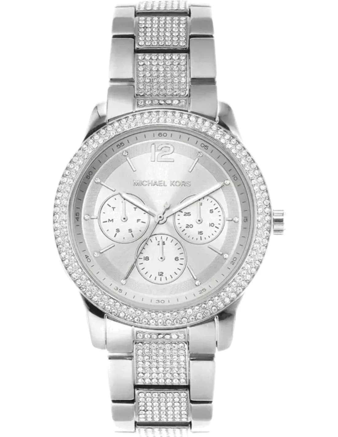 Michael Kors Tibby MK7294 Silver Dial multi-function Watch With Crystals