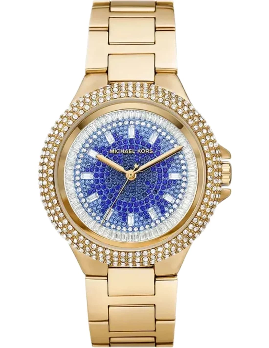 Montre Michael Kors Camille MK7341 pavée à cadran bicolore Bracelet doré