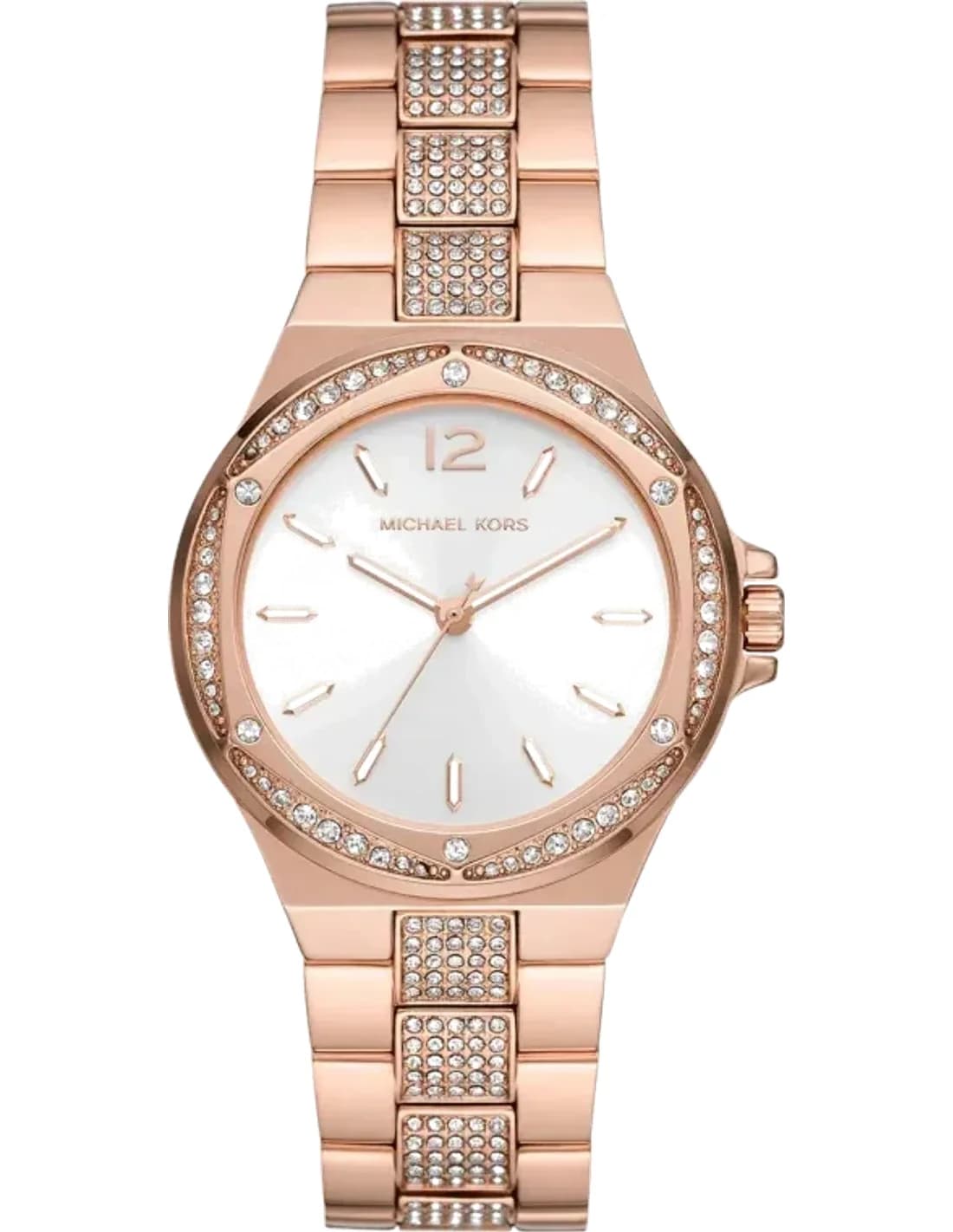 Montre Michael Kors Lennox MK7362 cadran bracelet en acier inoxydable doré rose