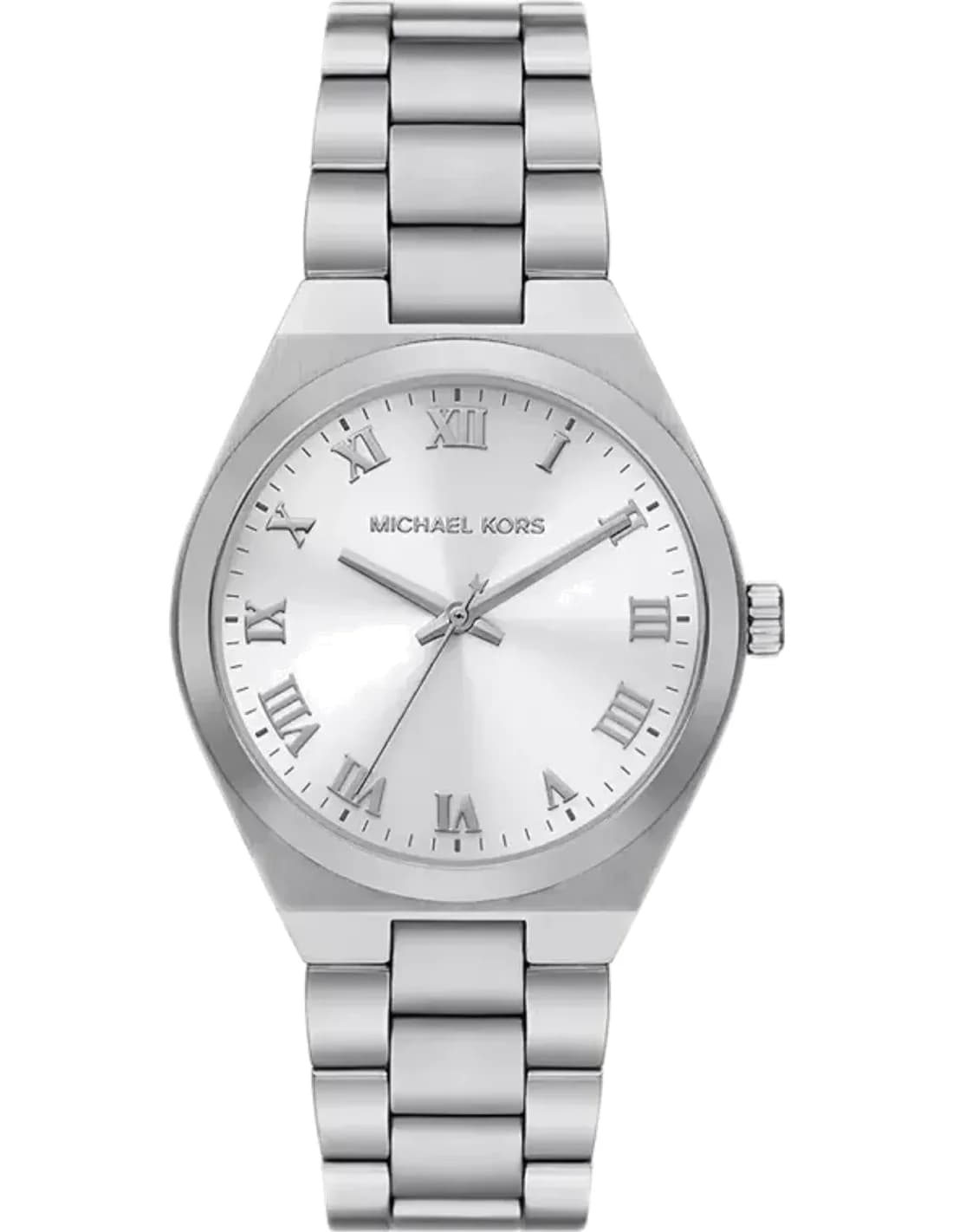 Michael Kors Lennox MK7393 Women's Watch pearlescent dial and silver stainless steel bracelet