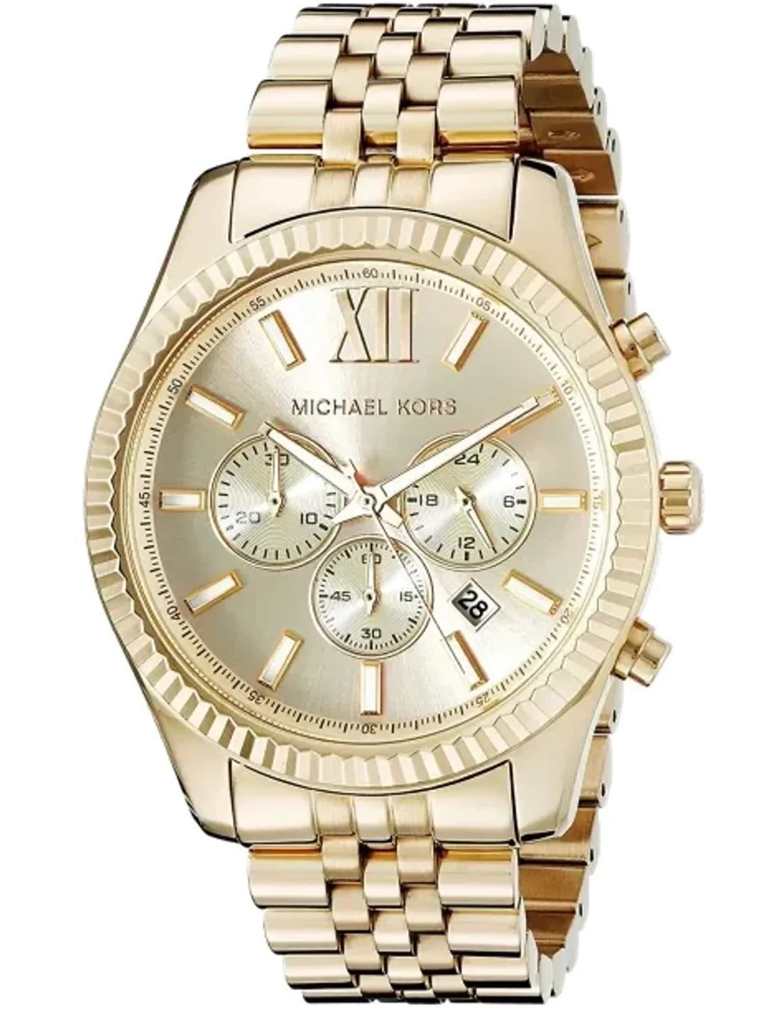 Men's Watch Michael Kors MK8281 Lexington Gold-Tone Steel