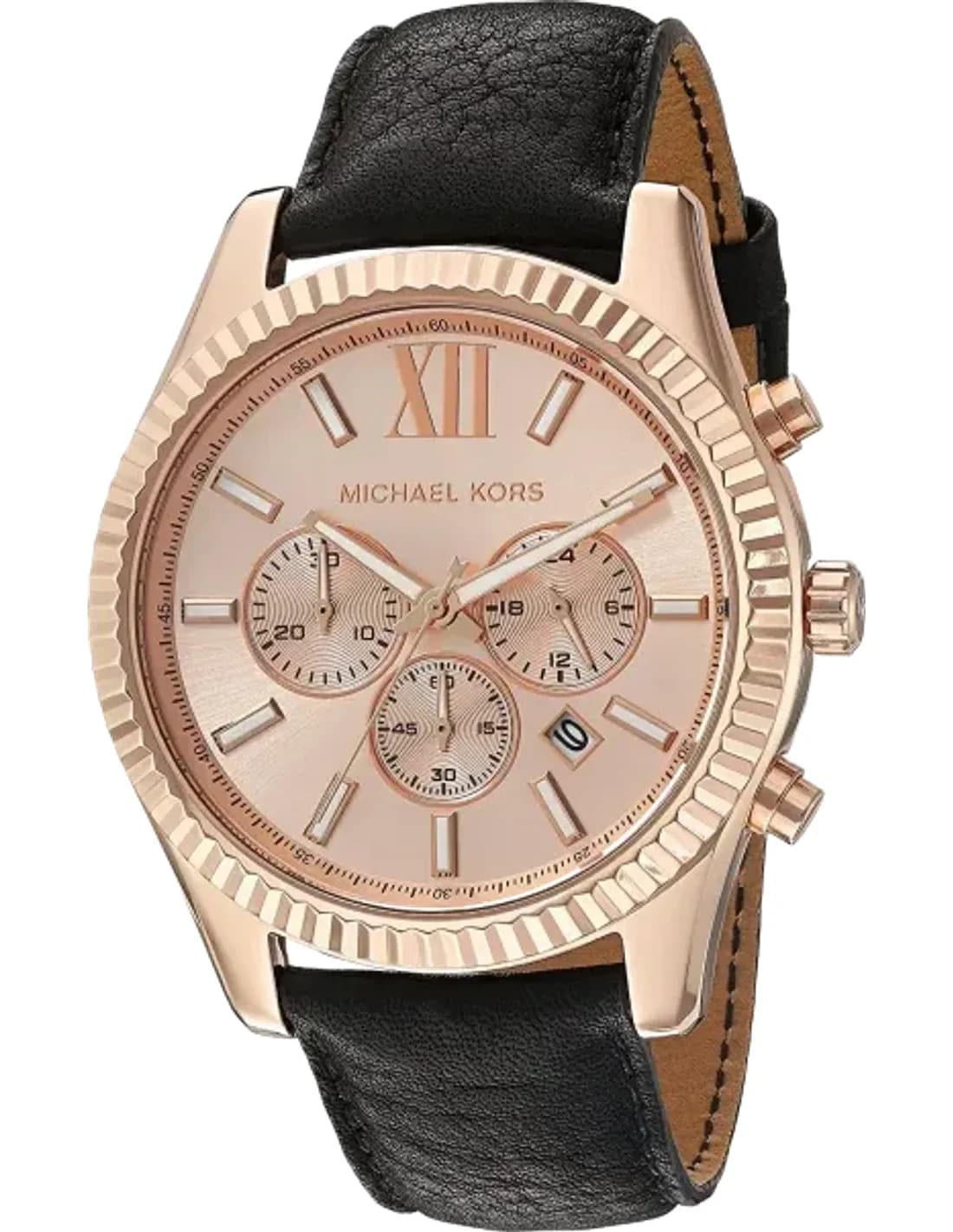 Michael Kors MK8516 Lexington chronograph rose dial men's watch