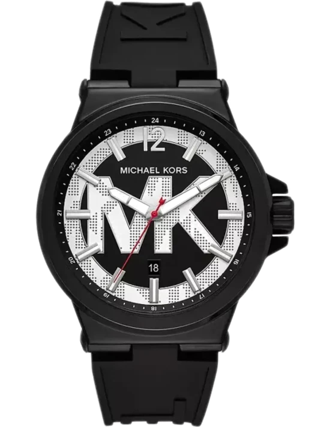 Michael Kors Dylan MK8925 Montre en silicone noir