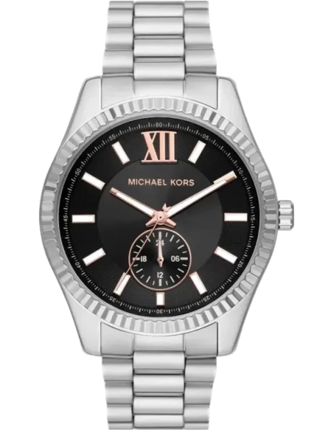 Montre homme Michael Kors Lexington MK8946 bracelet en acier inoxydable argenté