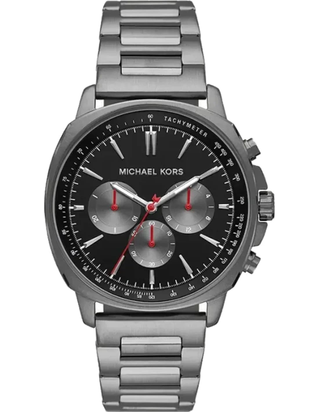 Michael Kors Sullivan MK8970 Montre chronographe à cadran noir Bracelet en bronze à canon