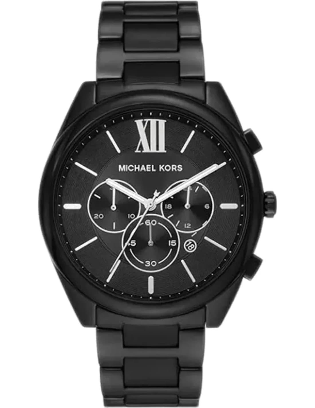 Montre Michael Kors Janelle MK8993 chronographe ton noir Bracelet en acier inoxydable