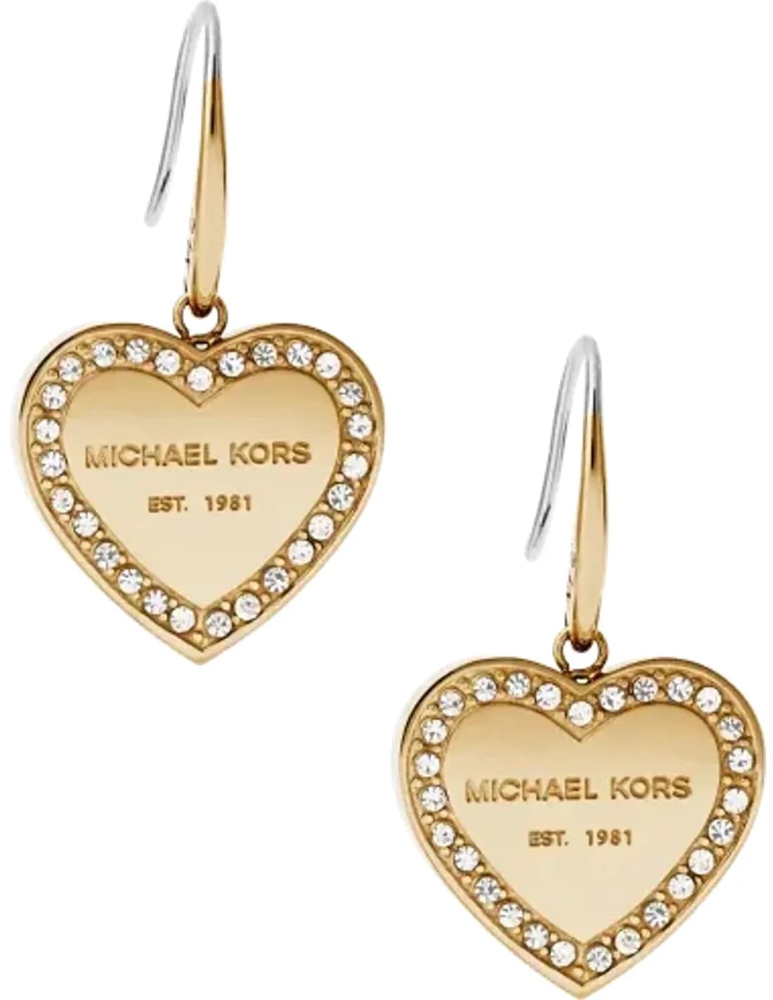 Boucles d'oreilles Michael Kors Heritage MKJ5395710 coeur coloris or