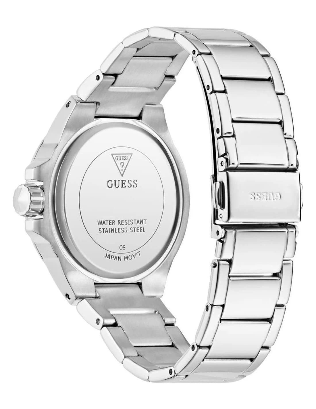 Guess Envy GW0878L1 women's silver watch, maille acier bracelet vue 3