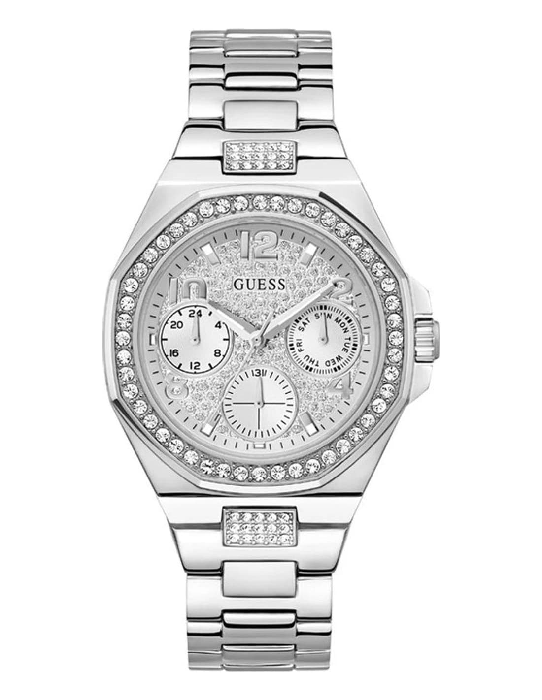 Guess Lady Empire GW0777L1 women's silver watch, maillons acier bracelet