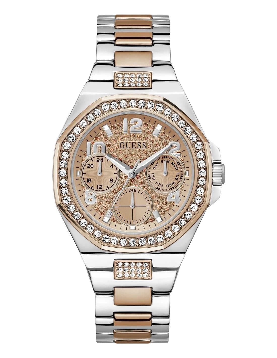 Guess Lady Empire GW0777L3 women's bicolore watch, maillons acier bracelet
