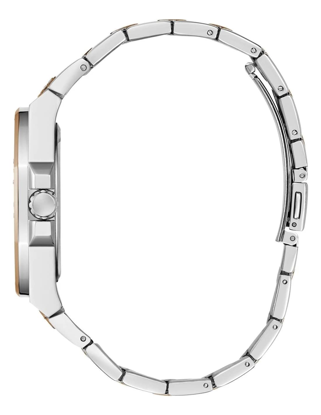 Montre Guess Lady Empire GW0777L3 femme bicolore, bracelet maillons acier vue 2