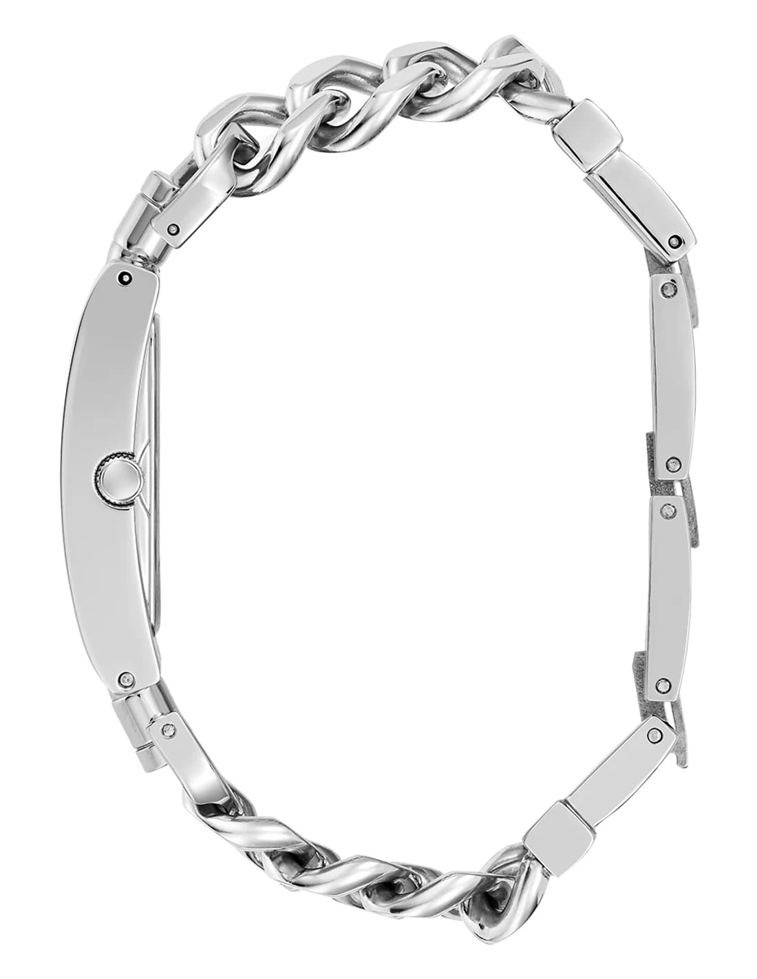 Guess Mod Heavy Metal GW0740L1 women's silver watch, maillons acier bracelet vue 2