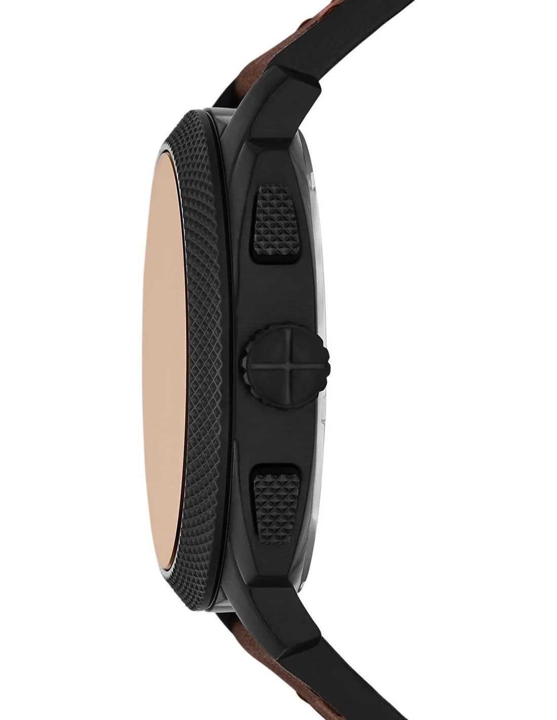 Montre Fossil FS6101 homme détail cadran noir