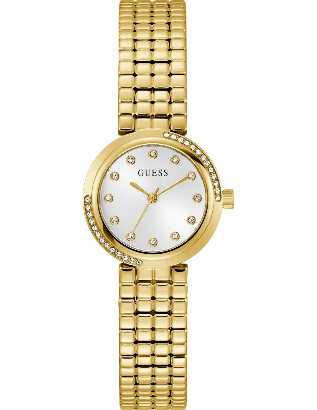 Montre Guess GW0930L2 femme cadran argent bracelet acier
