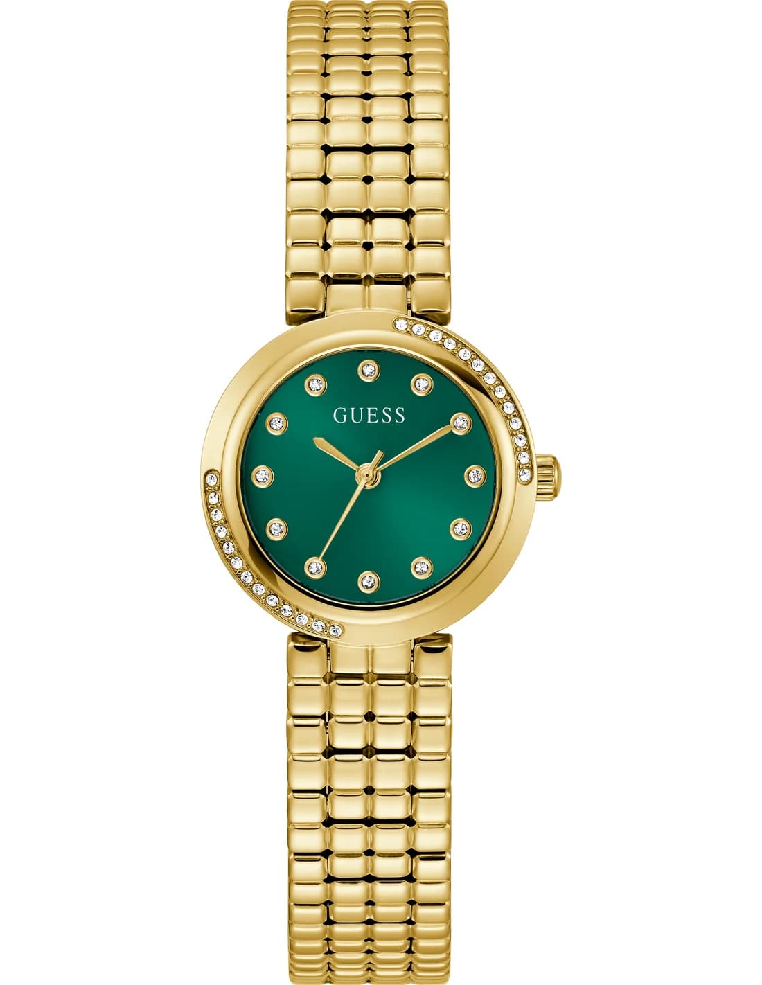 Montre Guess GW0930L6 femme cadran vert bracelet acier
