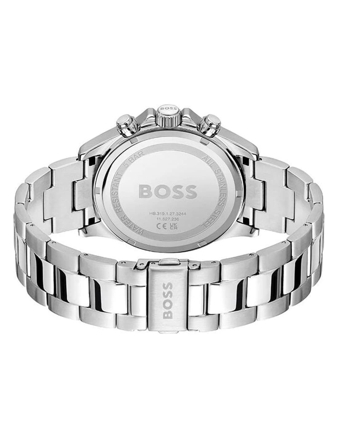 Montre Hugo Boss Hero 1514217 homme argentée, bracelet Acier inoxydable vue 3
