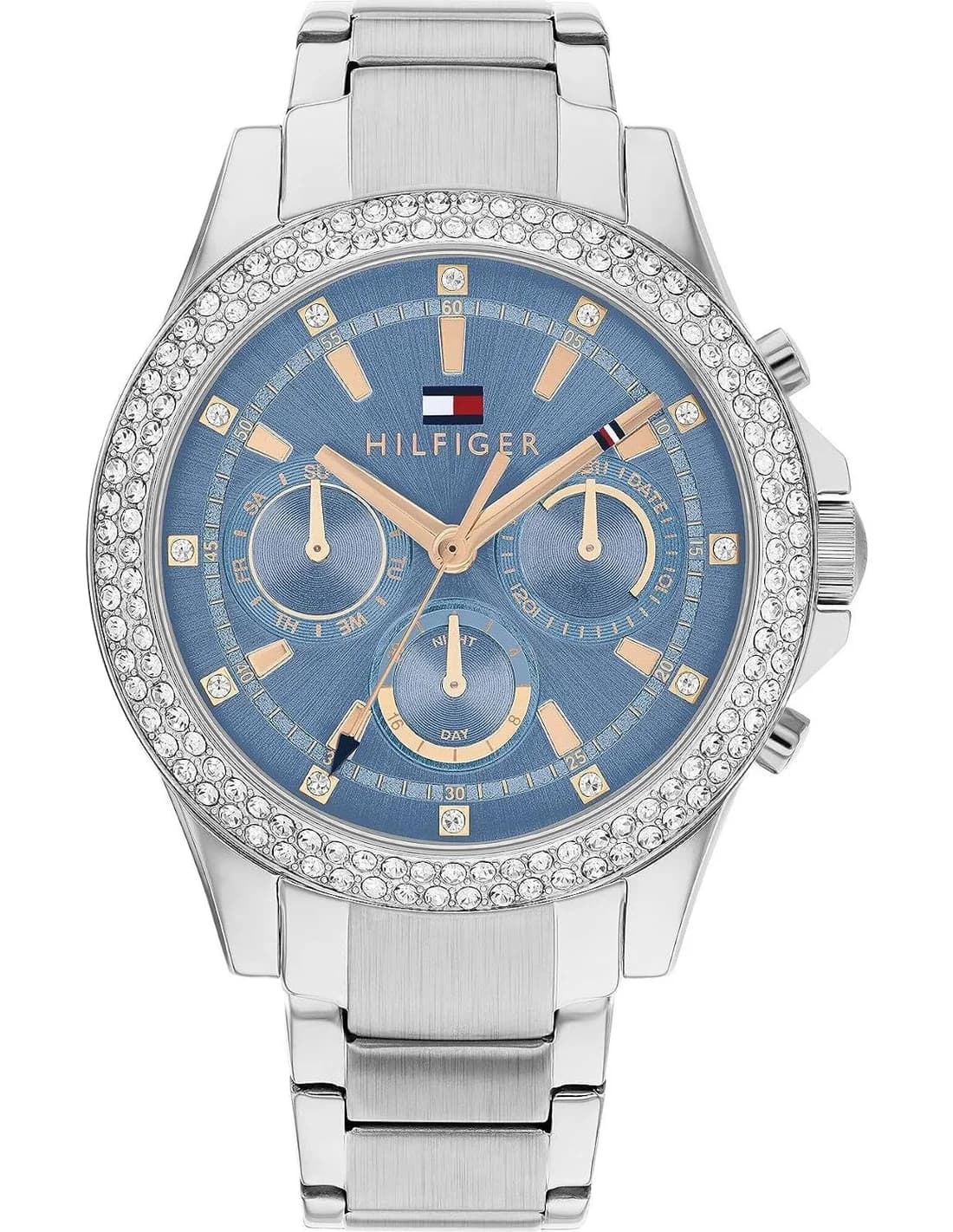 Montre Femme Tommy Hilfiger Haven 1782690 cadran bleu bracelet acier