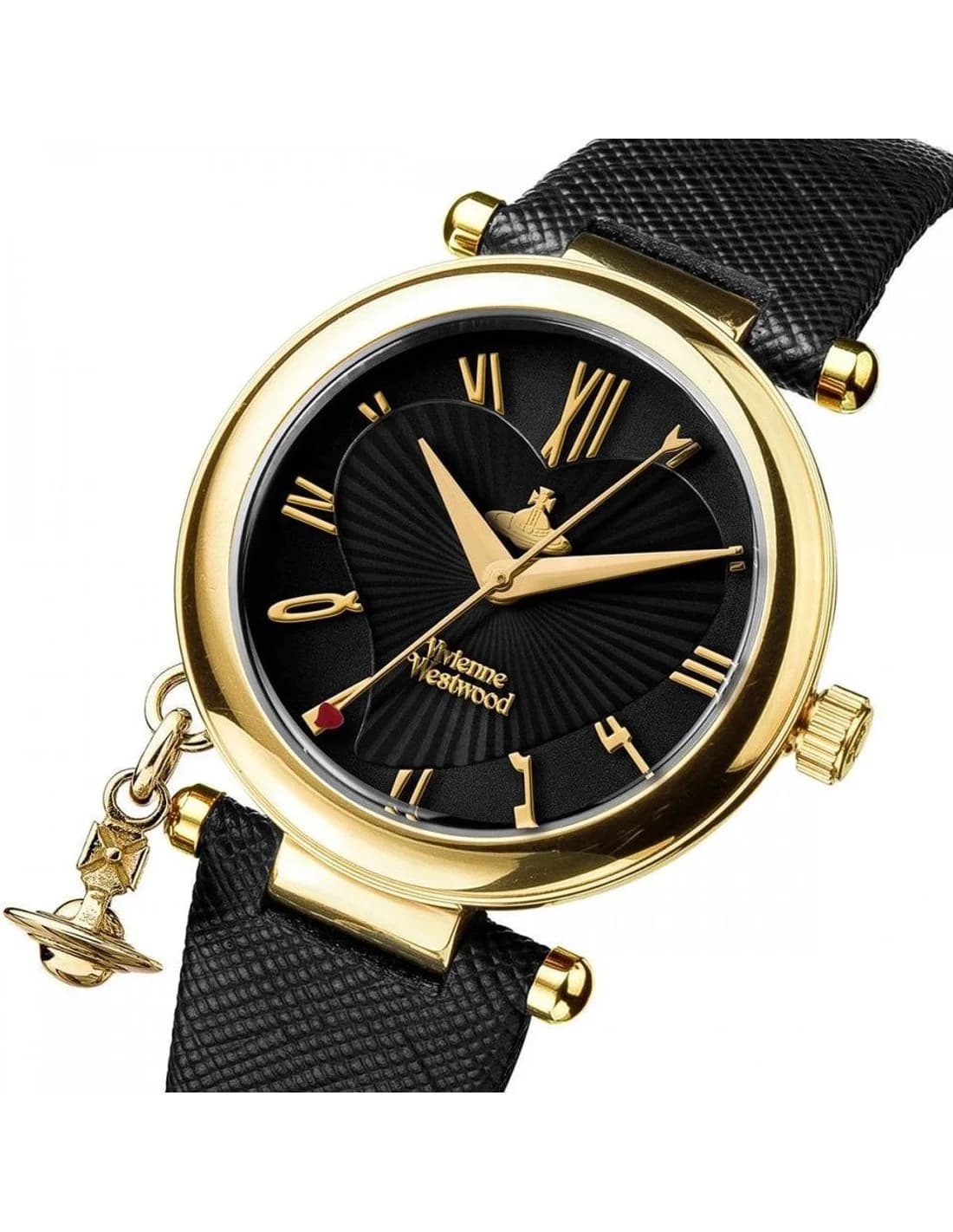 Montre Vivienne Westwood VV006GDBLK femme vue de profil