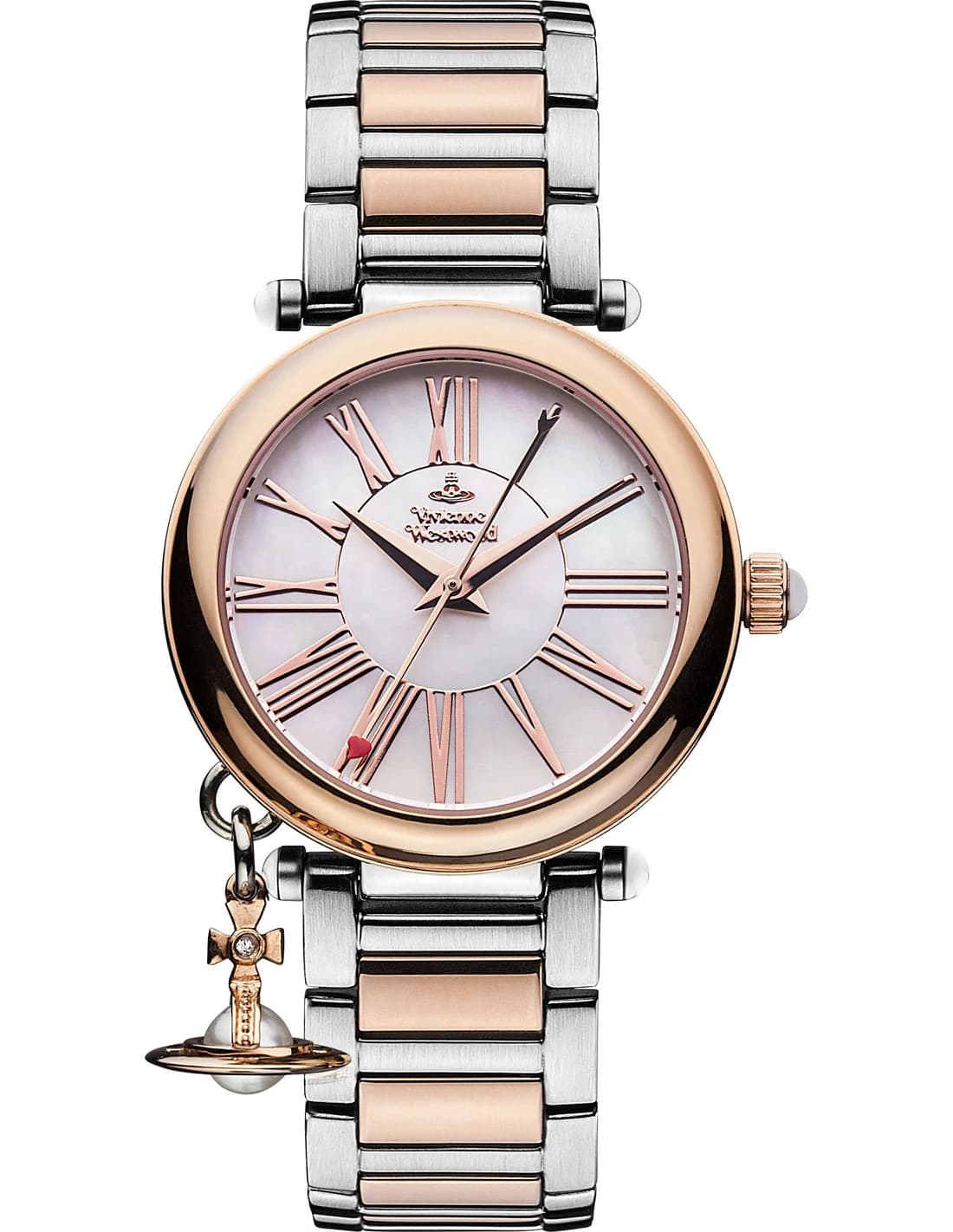 Montre Vivienne Westwood VV006PRSSL femme cadran nacre bracelet acier