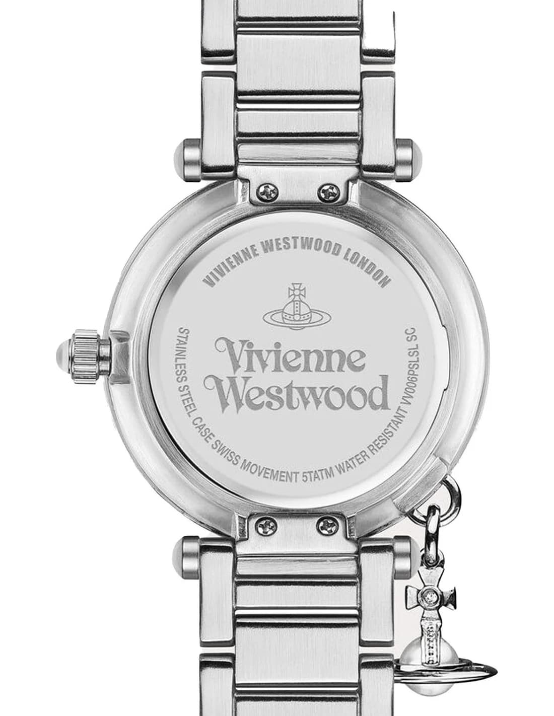 Montre Vivienne Westwood VV006PSLSL femme détail cadran nacre