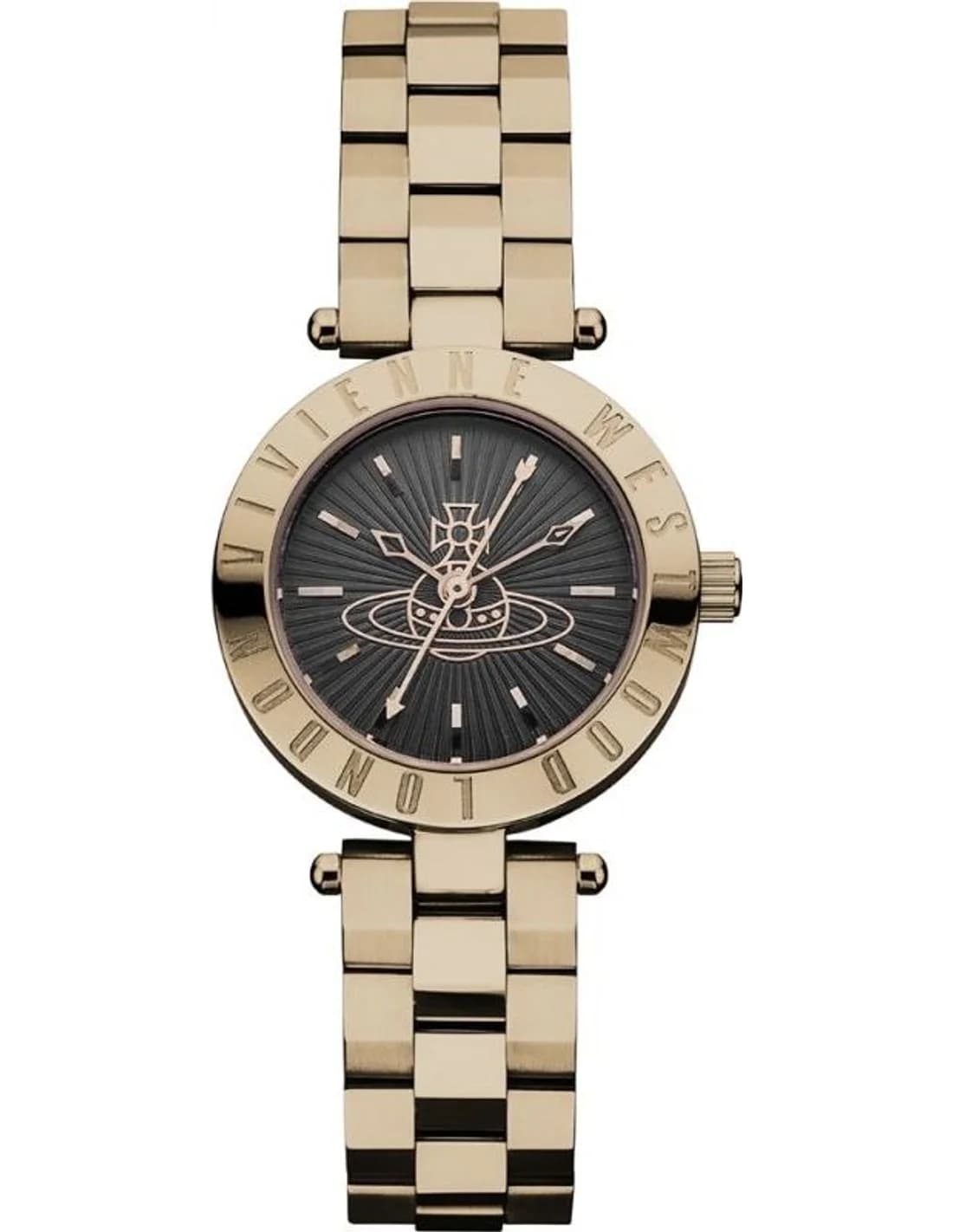 Montre Vivienne Westwood VV092RS femme cadran noir bracelet acier